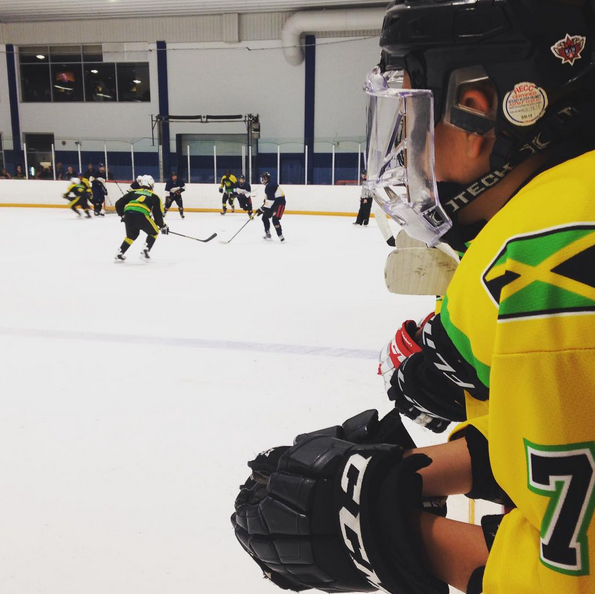 Jamaican U16 Ice Hockey Team defeated PS101 Prospects from Bradford
