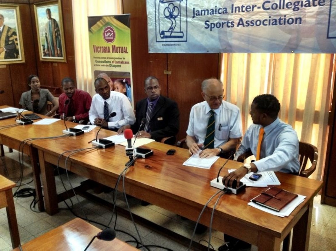 1170px x 877px - VMBS Intercol Track and Field Championships 2013 Press Conference - Team  Jamaica