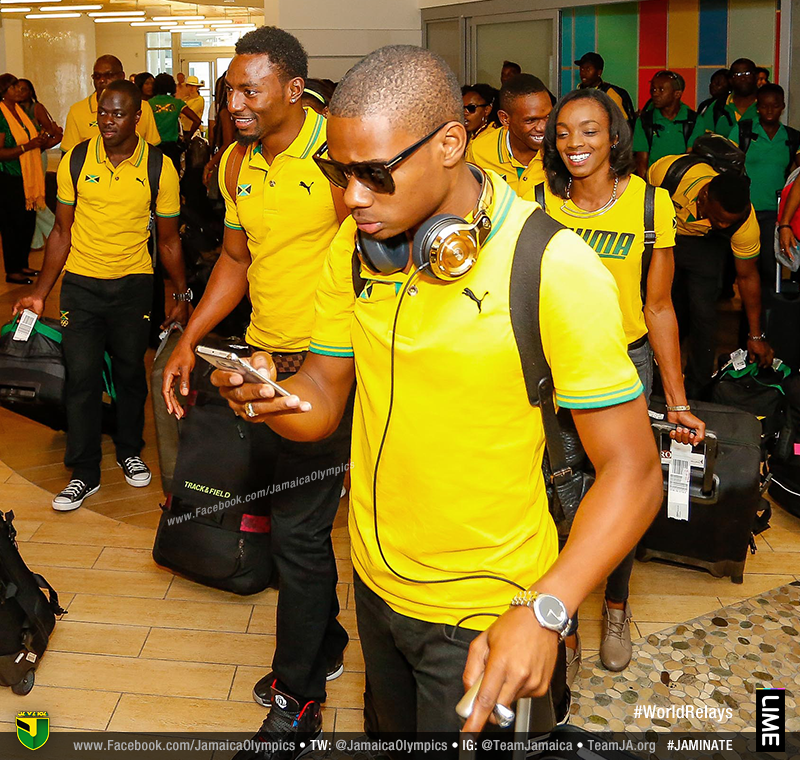Warren Weir in Nassau Bahamas for 2015 IAAF World Relays