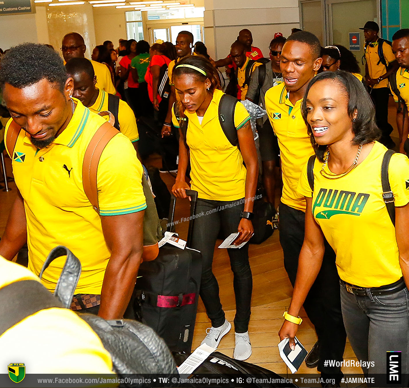 Rashid Dwyer in Nassau Bahamas for 2015 IAAF World Relays