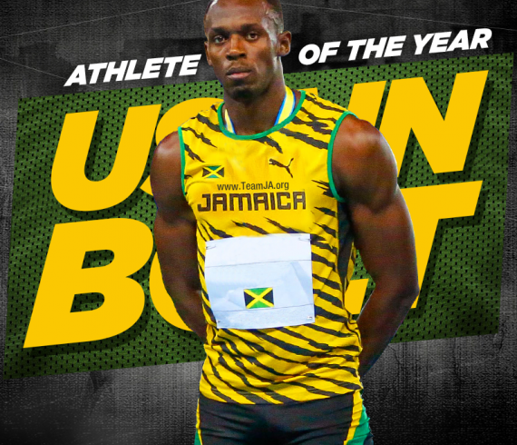 Usain Bolt wins Male Athlete of the Year