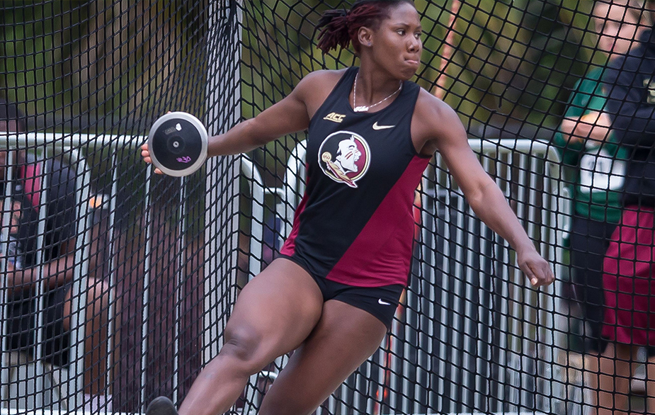 Historic Jamaica with three women in Discus Throw Team Jamaica
