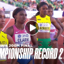 VIDEO: Shericka Jackson clocks 21.45 (CR) in Women’s 200M Final